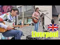 Lagu Busking in Liverpool with a Female Singer / 2025 / street musician / Japanese guitarist / 4K /
