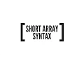 PHP Short Array Syntax Array Dereferencing