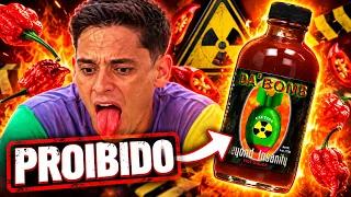 EXPERIMENTAMOS AS PIORES PIMENTAS DO MUNDO!