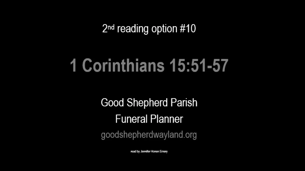 1 Corinthians 15:51-57