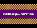 Simple CSS Background Pattern CSS Tutorials codehal