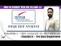 ISTQB Test Analyst v4 0 Tutorial 11 Test Data Requirements Test Analyst Task in SDLC