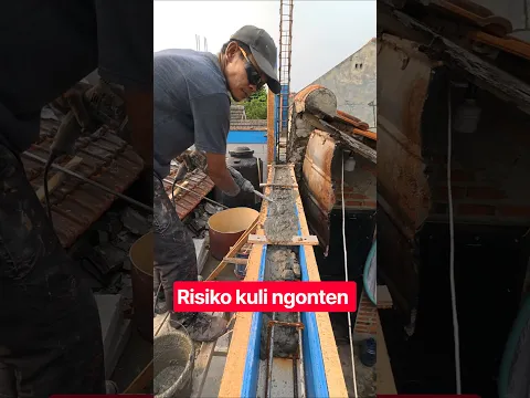 tukang bangunan lebih aman pakai action cam #tips #tukangbangunan #skills #djiosmoaction5pro