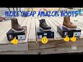 I bought MORE cheap boots on Amazon