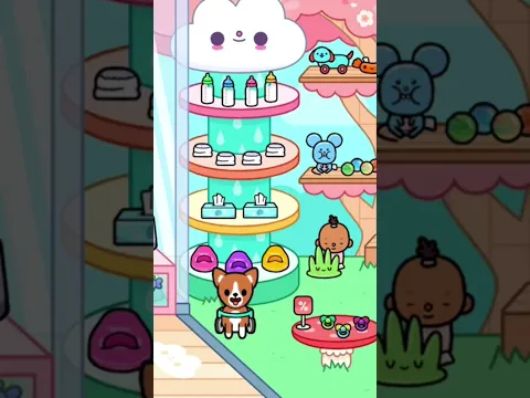 Poor Dog Takes Care Of Rainbow Hair Baby 👶 🌈 #tocaboca #tocalifeworld #tocalifestory #fyp #shorts