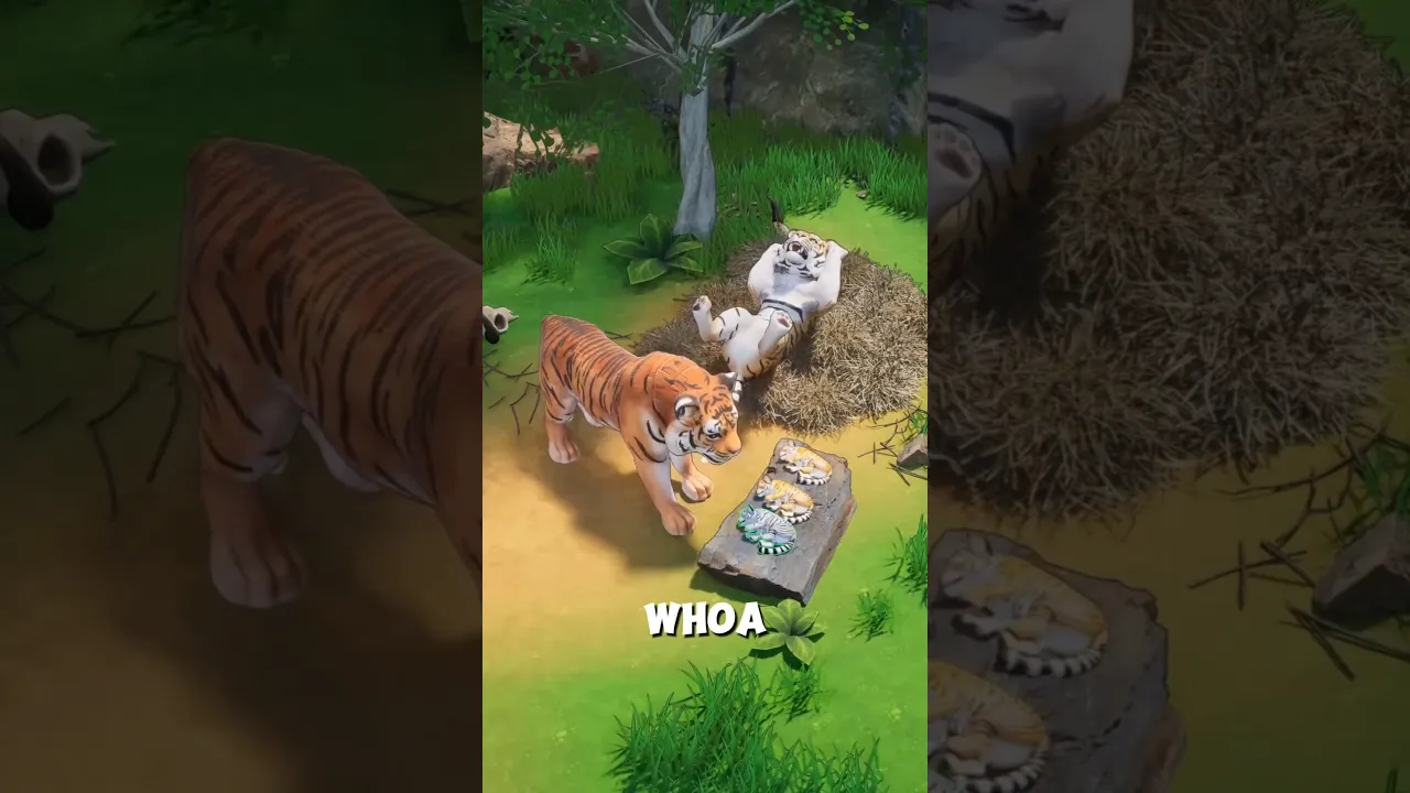 tiger and their baby