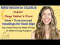 FULL-ON MEGA MAKER s MOON New Moon in Taurus May 16 2026 Time to Make Something Happen