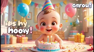 it s my birthday hooray baby birthday rhyme pixar style 3d animated song