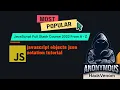 javascript objects json notation tutorial JavaScript Operators HackVenom