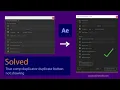 True comp duplicator duplicate button not showing in After Effects