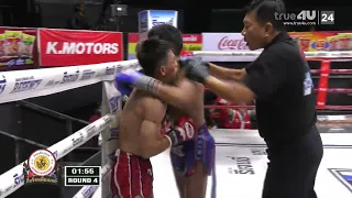 ไฮไลท์เดือดมวยไทย ศึกจิตรเมืองนนท์ I แสงตะวัน ลูกเขาขวาง VS อนุวัฒน์ ศิษย์กำนันลือ