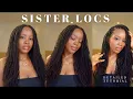 How to Install Temporary Sister Locs Daixi Dreadology Step-by-Step vonnluce