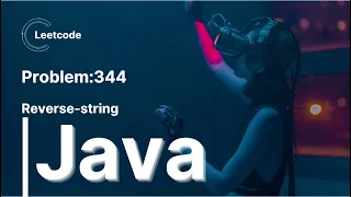 Reverse String LeetCode 344 Explained Two Pointer Technique Java Coding Interview Prep