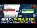 How to Increase WP Memory Limit in WordPress 2026 Using a FREE Plugin