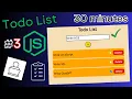 Learn Express js building the backend of a Todo List Application
