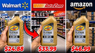 We Tested The Same Oil at Walmart AutoZone and Amazon One Is RIPPING You Off