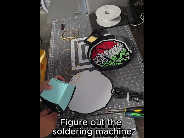 Mexico Eagle LED Light Box β Tricolor Wall Art video thumbnail