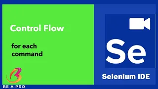 Selenium IDE Control flow - for each