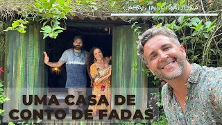 UMA CASA DE CONTO DE FADAS, NO ALTO DA SERRA, LÚDICA, CHEIA DE ARTE E COM MUITAS IDEIAS SUSTENTÁVEIS