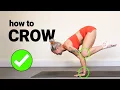 How To Crow Pose for Beginners - Learn to Fly in 5 Minutes