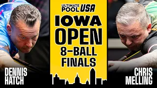 Chris Melling vs Dennis Hatch FINALS Iowa 8-Ball Open 2026