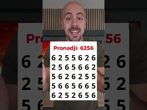 Da li Možete Pronaći OVAJ Broj..? 😮