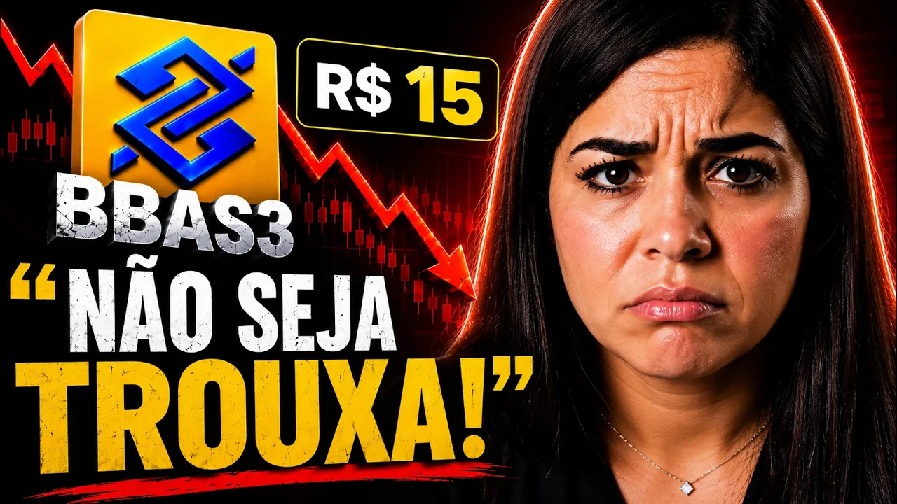 BANCO DO BRASIL SÓ CAI! COMPRAR OU VENDER BBAS3?