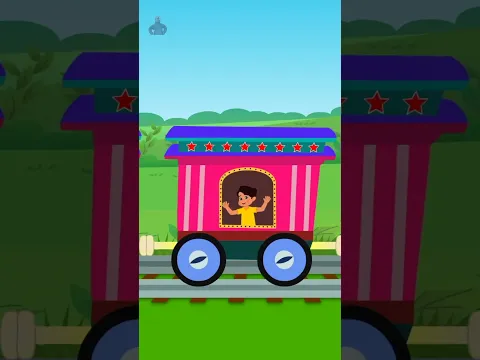 छुक छुक रेलगाड़ी, Chuk Chuk Rail Gadi #hindirhymes #education #poem #shortvideo