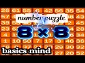 Using the 8 8 number puzzle increases the ability to solve complex problems