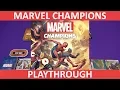 Lagu Marvel Champions - Solo Playthrough (Spider-Man vs Rhino)