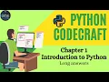 Python Code Craft Chapter 1 - Introduction to Python Long Answers