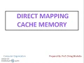 Direct Mapping Cache Memory Computer Organization and Architecture
