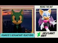 Francis the Wolf Visits DeviantArt Rouge the Bat