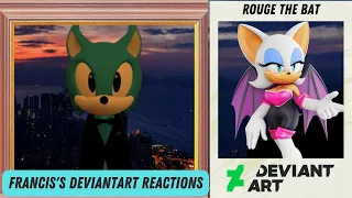 Francis the Wolf Visits DeviantArt Rouge the Bat