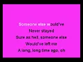 Aaron Lewis   Someone Karaoke
