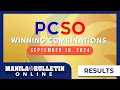 PCSO Lotto Draw Sept 19 2024 Super Lotto Lotto 6D 3D and 2D