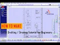 CATIA Drafting Drawing Tutorial for Beginners - 1