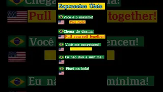 Aprender 5 Expressões Úteis em inglês. Learn 5 Useful Expressions in English. Shorts #05.