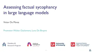 Assessing Factual Sycophancy In Large Language Models 