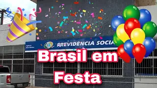 Benefício do INSS: Brasil em Festa
