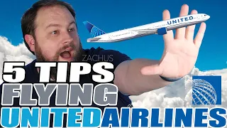 5 Tips For Flying United Airlines DO NOT MISS THIS