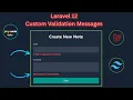Laravel 12 Custom Validation Messages Display Customize Error Messages in Laravel Laravel 12