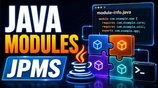 Java Modules Explained - JPMS module-info java Directives and Modular App Example