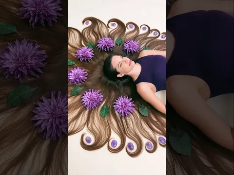 Love how this one turned out. 💜 #hairart