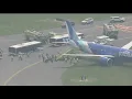 JetBlue plane rolls off runway in Boston