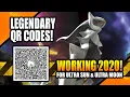 LEGENDARY POKEMON QR CODE FOR ULTRA SUN AND ULTRA MOON