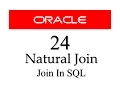 SQL tutorial 24 SQLJoins - Natural Join With ON and USING clause By
