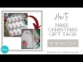 Create Name Gift Tags for Holidays CHRISTmas - Gift Tags in Canva