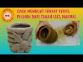 Download Lagu Tempat pensil pilinan dari tanah liat I Prakarya//Tempat pensil
