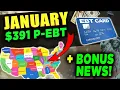 NEW JANUARY PANDEMIC EBT 2023 281 SNAP Benefits 391 Summer PEBT Benefits Bonus News